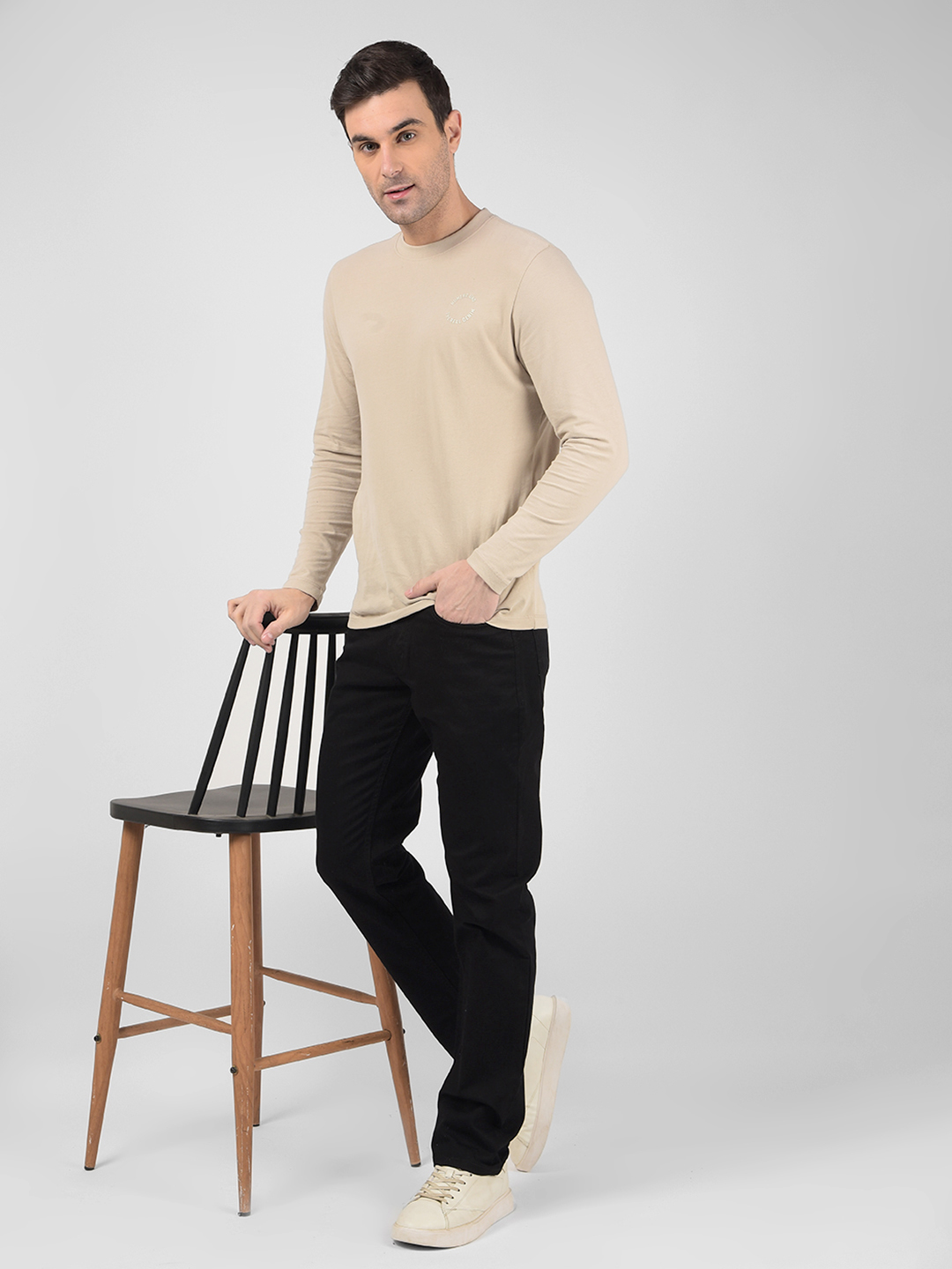 Numero Uno Men Solid Black Jeans